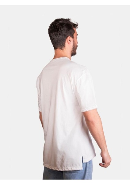 Unisex %100 Pamuk Oversize Sıfır Yaka Kısa Kollu T-Shirt modelleri