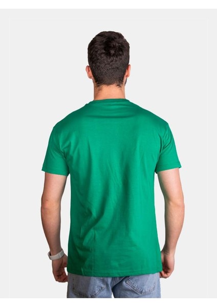 Unisex %100 Pamuk Standart Kesim Sıfır Yaka Kısa Kollu Kırmızı T-Shirt