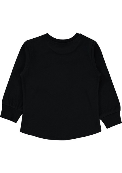 Erkek Çocuk Sweatshirt 2-5 Yaş Siyah