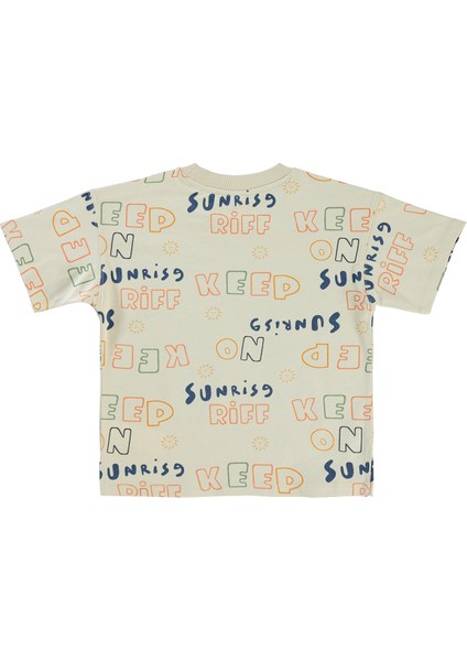 Erkek Çocuk Tişört 6-9 Yaş Taş Rengi fiyatları