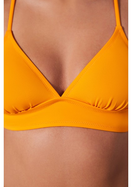 Bralet Turuncu Bikini Üstü