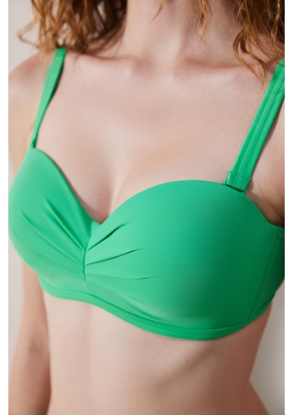 Lotus Yeşil Bikini üstü