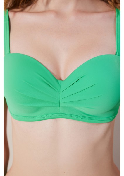Lotus Yeşil Bikini üstü