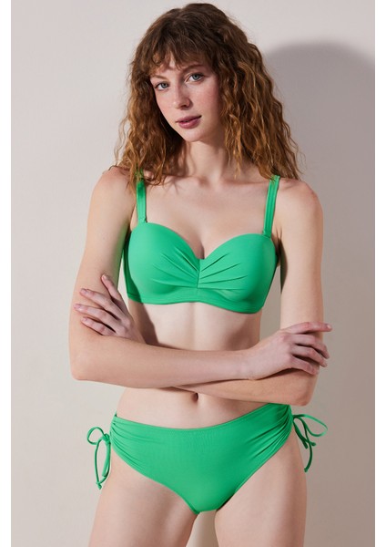 Lotus Yeşil Bikini üstü