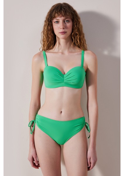 Lotus Yeşil Bikini üstü