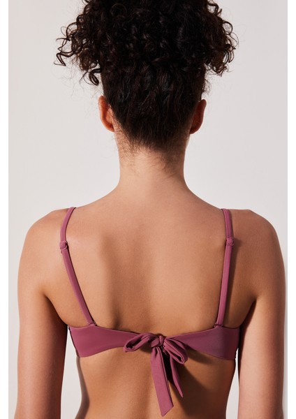 Strapless Cup Gül Kurusu Bikini Üstü
