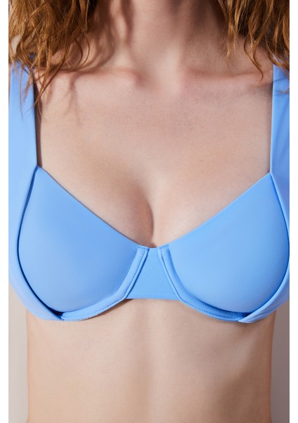 New Balen Mavi Bikini Üstü