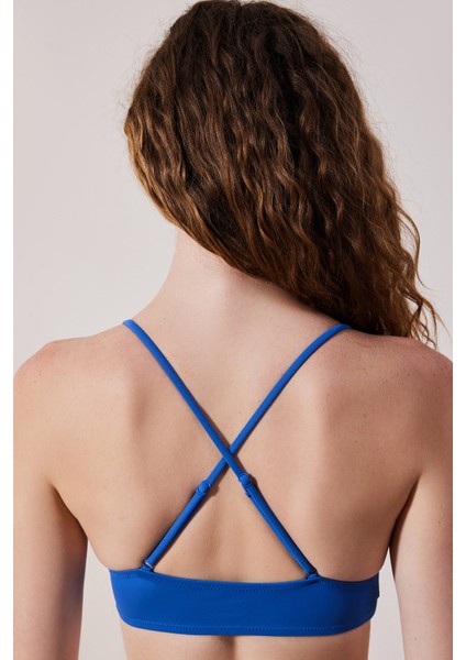 Bralet Mavi Bikini Üstü fiyatları