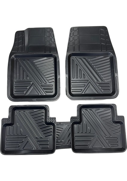 Citroen Berlingo 2008+ 3D Zebra Oto Paspas ve Araca Özel Kauçuk Bagaj Havuzu Seti
