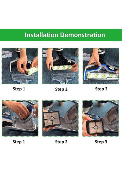 1866 1868 1926 1785 Için Yedek Rulo Fırça Hepa Filtresi (Yurt Dışından) fırsatları