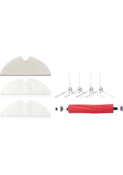 Max / Max+ Için 8pcs Ayrılabilir Ana Yan Fırça Paspas Bezi (Yurt Dışından)