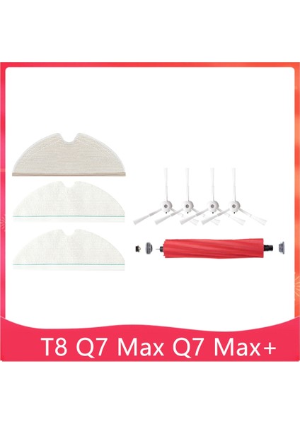 Max / Max+ Için 8pcs Ayrılabilir Ana Yan Fırça Paspas Bezi (Yurt Dışından) fiyatları