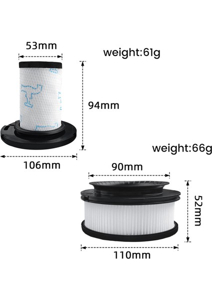 ZR00907 Için 6pcs Yedek Yedek Parça Hepa Filtre (Yurt Dışından)