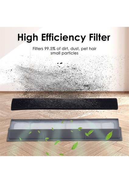 Filtre Fırçası Değiştirme Seti Deebot Ozmo 920 950 T8 Max T9 T5 N5 N7 N8 + N8 Robot Için Uyumlu (Yurt Dışından)