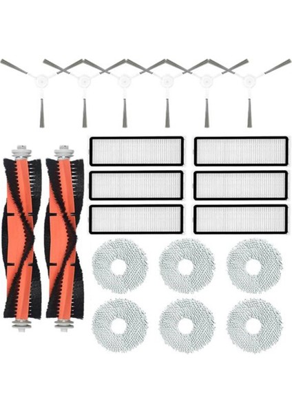 Xiaomi Robot Vakum S10+ / S10 Plus Aksesuarlar Ana Yan Fırça Hepa Filtre Mop Rag Bezi Yedek Yedek Parçalar (Yurt Dışından)