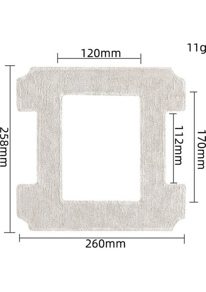 3x Winbot W1 Pro Pencere Süpürgesi Yedek Parça Paspas Bezleri Bez Yedek Aksesuarlar (Yurt Dışından) modelleri