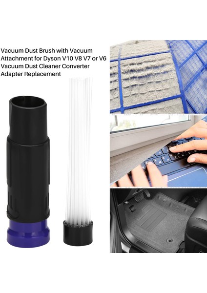 Adaptörün Değiştirilmesi Için Vakum Ataşmanlı Vakumlu Toz Fırçası (Yurt Dışından)