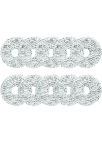 10 Adet S10 S10 Pro Robotlu Süpürge Paspas Bezi Yedek Yedek Parça Zemin Temizleme (Yurt Dışından)