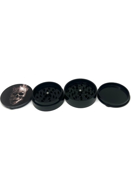 4 Katlı 60MM Plastik Tütün Öğütücü Grinder