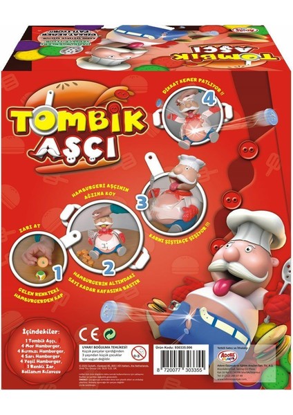 Adore Oyuncak 930335 Tomy Tombik Aşçı 6-99 Yaş