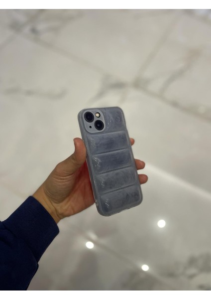 iPhone 14 Uyumlu Şişme Puffer Arkası Yastık Görünümlü Silikon Telefon Kılıfı fiyatları