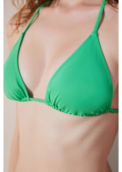 Üçgen Yeşil Bikini Üstü modelleri