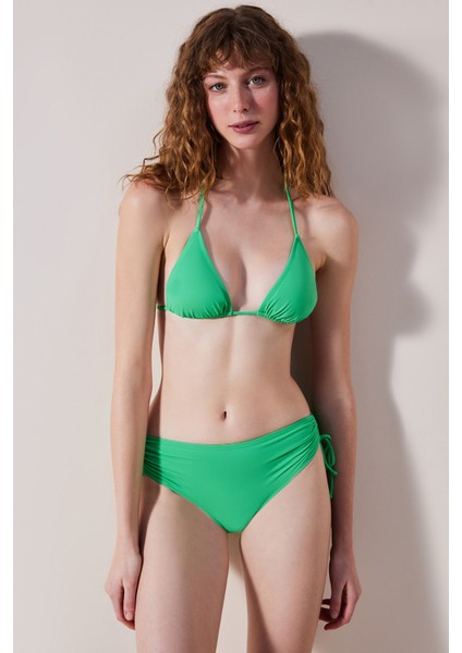 Üçgen Yeşil Bikini Üstü indirimleri