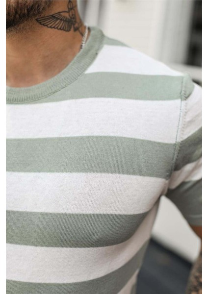 Erkek Polo Yaka Çizgili Triko T-Shirt fiyatları