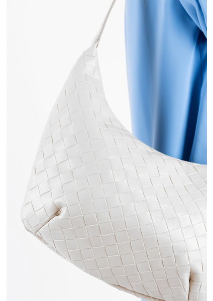 Esteve Kadın Örgü Desenli Ayarlanabilir Askılı Omuz Çantası modelleri