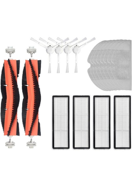 Dreame Bot L10 Pro Için 18 Adet Robotik Elektrikli Süpürge Fırça Filtreleri Bez (Yurt Dışından)