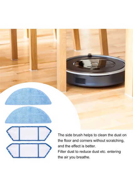 Neatsvor X500/X600 Robot Süpürge Için Yedek Kitler (Yurt Dışından)