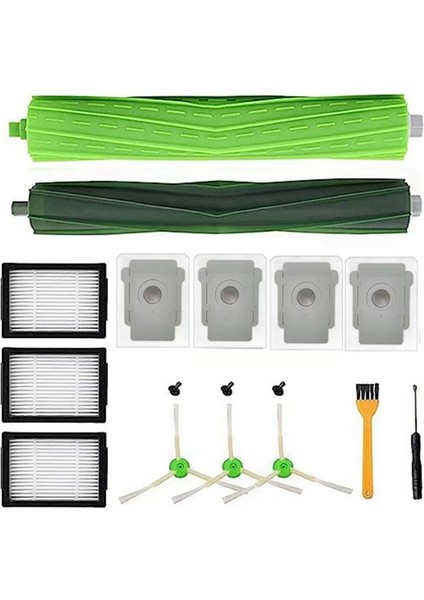 Irobot Roombai7+ E5 Süpürme Robotu Yan Fırça Filtre Rulo Fırça Için (Yurt Dışından)
