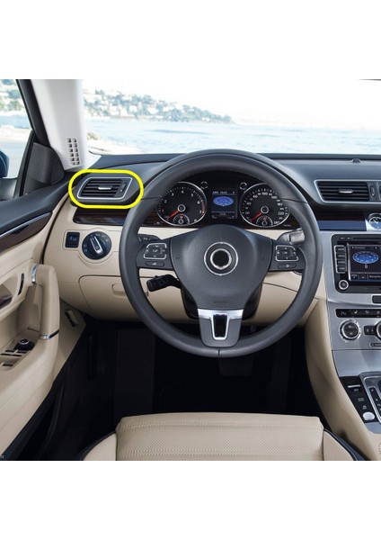 Vw Passat cc 2013-2017 Ön Konsol Sol Havalandırma Izgarası 3AB819701A