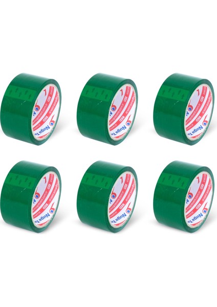 45 mm x 40 mt Yeşil Koli Bandı 6 Adet