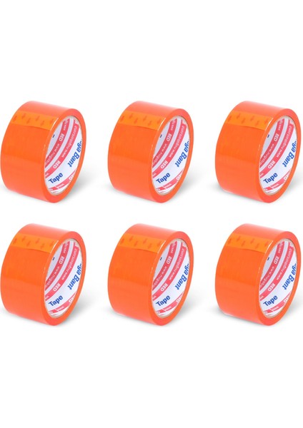 45 mm x 40 mt Turuncu Koli Bandı 6 Adet