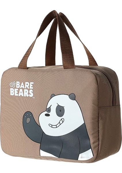 We Bare Bears Lisanslı Yiyecek Çantası - Panda