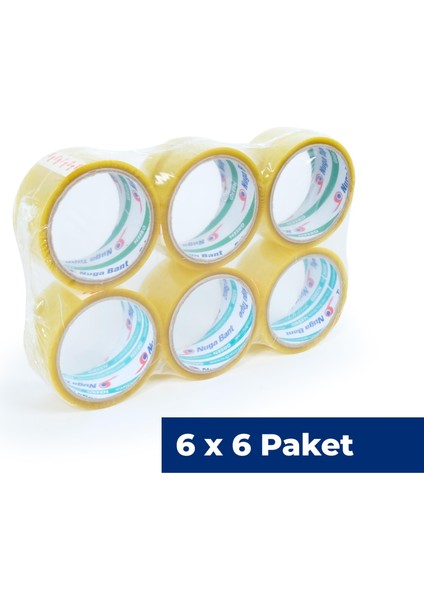 45 mm x 40 mt Şeffaf Koli Bandı Akrilik 36 Adet fiyatları