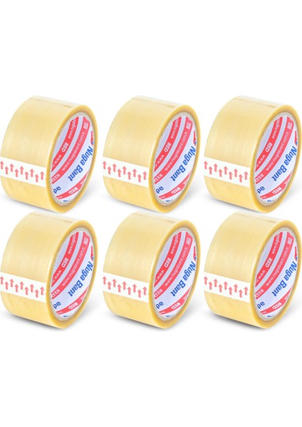 45 mm x 40 mt Şeffaf Koli Bandı Hotmelt Red 36 Adet