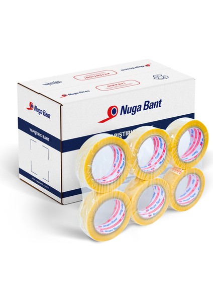 45 mm x 100 mt Şeffaf Koli Bandı Hotmelt Red 24 Adet modelleri