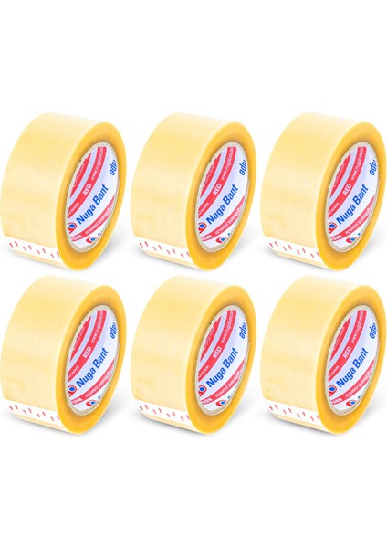 45 mm x 100 mt Şeffaf Koli Bandı Hotmelt Red 84 Adet