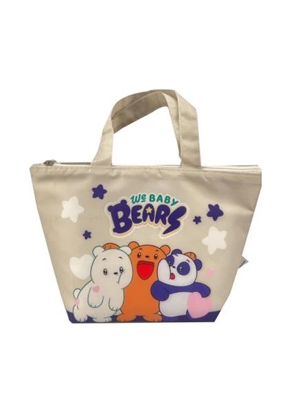 We Baby Bears Lisanslı Yiyecek Çantası - Bej