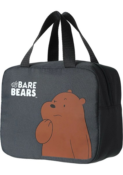 We Bare Bears Lisanslı Yiyecek Çantası - Boz Ayı