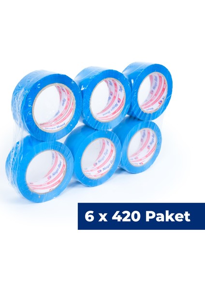 45 mm x 100 mt Mavi Koli Bandı 2520 Adet