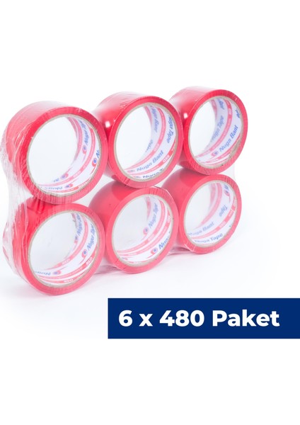 45 mm x 40 mt Kırmızı Koli Bandı 2880 Adet fiyatları