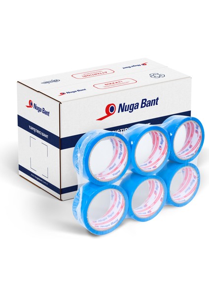 45 mm x 40 mt Mavi Koli Bandı 2880 Adet