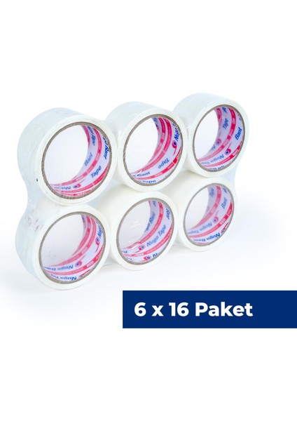 45 mm x 40 mt Beyaz Koli Bandı 96 Adet fiyatları