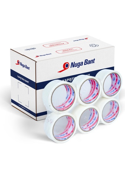 45 mm x 40 mt Beyaz Koli Bandı 96 Adet modelleri