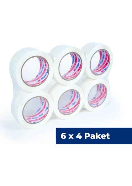 45 mm x 100 mt Beyaz Koli Bandı 24 Adet fiyatları