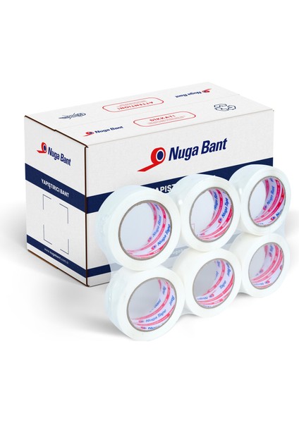 45 mm x 100 mt Beyaz Koli Bandı 24 Adet modelleri