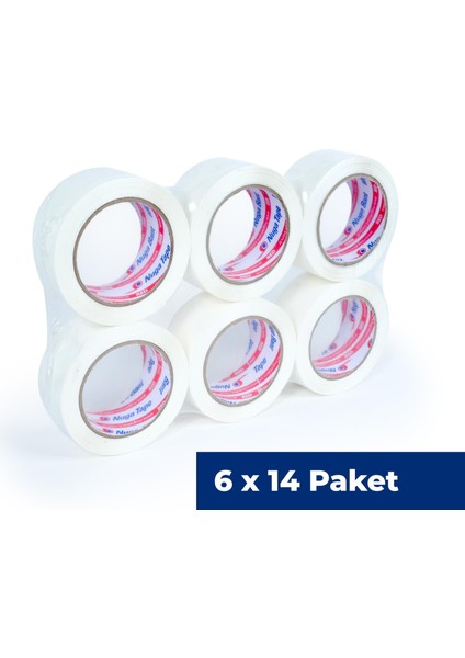 45 mm x 100 mt Beyaz Koli Bandı 84 Adet fiyatları